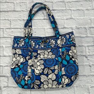 Vera Bradley Blue Bayou Floral Tote